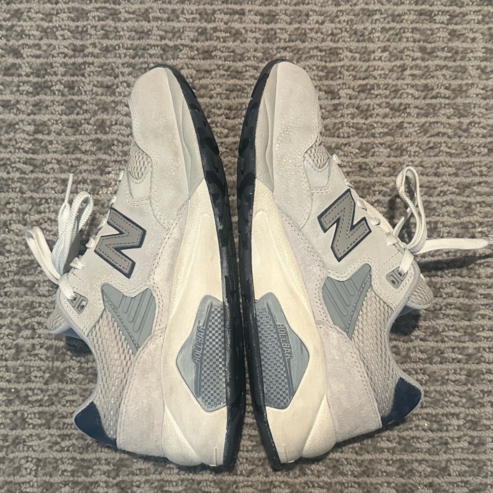 New Balance Gray and Navy Sneakers
